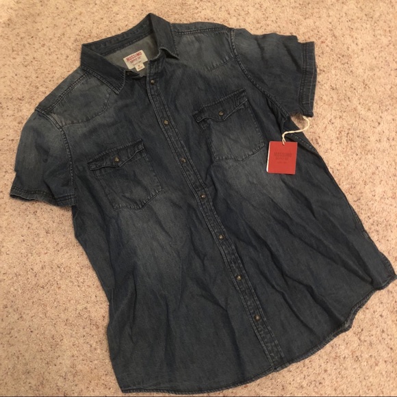 💙Mossimo Denim Top - Picture 1 of 7